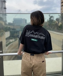 MILKFED. | MILKFED. × MANASTASH /ミルクフェド×マナスタッシュ　MOUNTAIN LOGO T-SHIRT マウンテンロゴTシャツ(Tシャツ/カットソー)