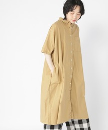 studio CLIP | 製品染めオックスシャツワンピース(ワンピース)