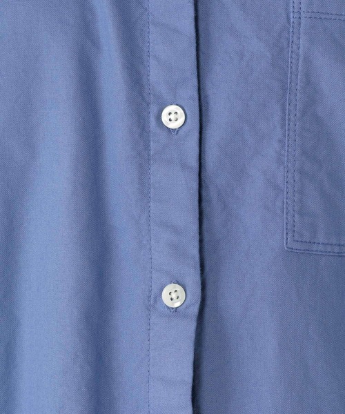 studio CLIP(スタディオクリップ)の「製品染めオックスシャツワンピース(ワンピース・レディース・ライトグレー/ベージュ/カーキ/ブルー・FREE)」の5枚目の写真