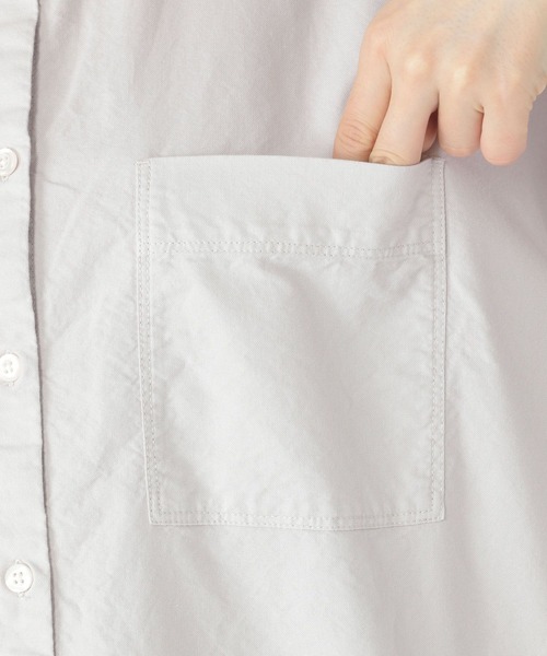 studio CLIP(スタディオクリップ)の「製品染めオックスシャツワンピース(ワンピース・レディース・ライトグレー/ベージュ/カーキ/ブルー・FREE)」の19枚目の写真