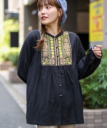 チバイ刺繍プルオーバー