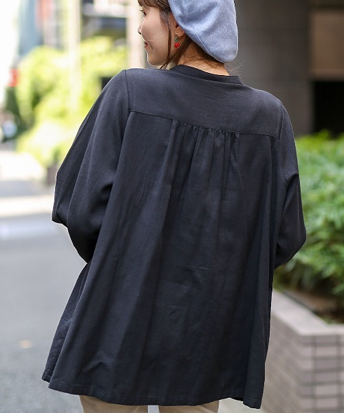 チチカカ（チチカカ）の「チバイ刺繍プルオーバー（シャツ/ブラウス・レディース・オフホワイト/グリーン/ブラック・FREE）」の7枚目の写真