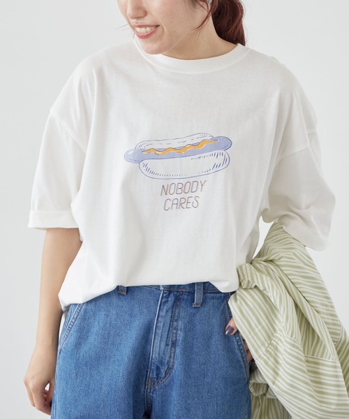 CRAFT STANDARD BOUTIQUE(クラフトスタンダードブティック)の「プリントTEE *(Tシャツ/カットソー・レディース・S/V/K/J/U/A/H/D/E/B/F/T/I/C/X/L/G/W/M/N/O/P/Q/R・L/M/S)」の2枚目の写真