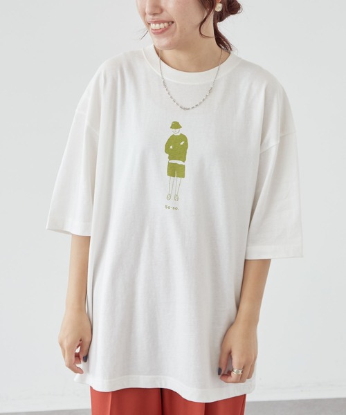 CRAFT STANDARD BOUTIQUE(クラフトスタンダードブティック)の「プリントTEE *(Tシャツ/カットソー・レディース・S/V/K/J/U/A/H/D/E/B/F/T/I/C/X/L/G/W/M/N/O/P/Q/R・L/M/S)」の7枚目の写真