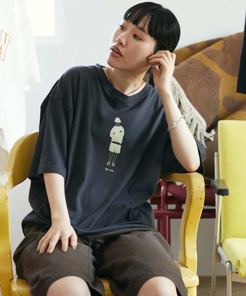 CRAFT STANDARD BOUTIQUE(クラフトスタンダードブティック)の「プリントTEE *(Tシャツ/カットソー・レディース・S/V/K/J/U/A/H/D/E/B/F/T/I/C/X/L/G/W/M/N/O/P/Q/R・L/M/S)」の9枚目の写真