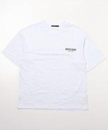 オーバーサイズ バックプリント クルーネック 半袖 Tシャツ