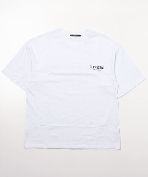 Bling Leads(ブリングリーズ)の「オーバーサイズ バックプリント クルーネック 半袖 Tシャツ(Tシャツ/カットソー・メンズ・ブラック/ホワイト・L/M)」の2枚目の写真