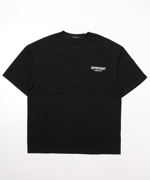 Bling Leads(ブリングリーズ)の「オーバーサイズ バックプリント クルーネック 半袖 Tシャツ(Tシャツ/カットソー・メンズ・ブラック/ホワイト・L/M)」の1枚目の写真