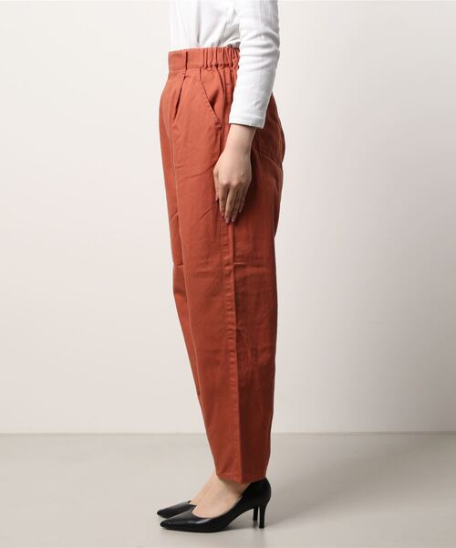 Samansa Mos2（サマンサ モスモス）の「ツイルスラウチパンツ（その他パンツ・レディース・カーキ/オレンジ/キナリ・ﾌﾘ-）」の14枚目の写真