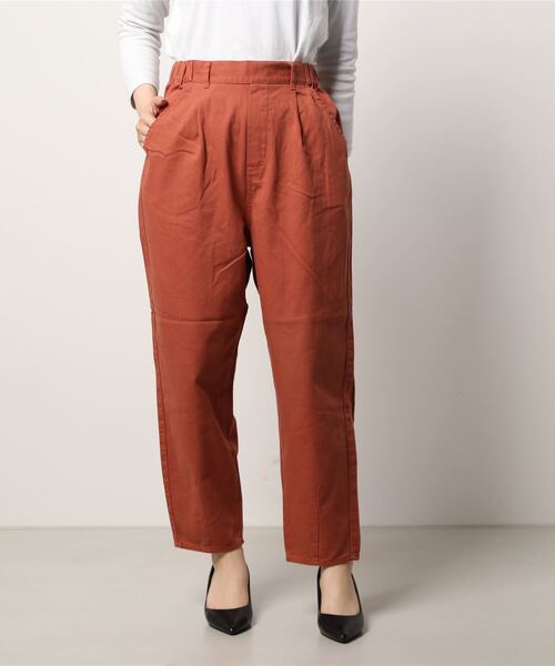 Samansa Mos2（サマンサ モスモス）の「ツイルスラウチパンツ（その他パンツ・レディース・カーキ/オレンジ/キナリ・ﾌﾘ-）」の18枚目の写真