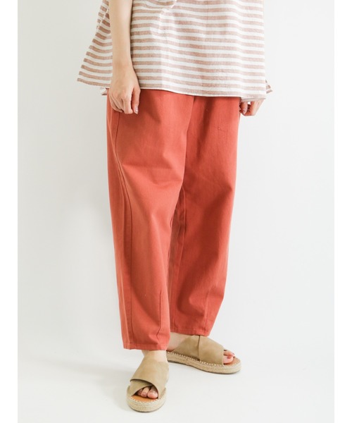 Samansa Mos2（サマンサ モスモス）の「ツイルスラウチパンツ（その他パンツ・レディース・カーキ/オレンジ/キナリ・ﾌﾘ-）」の21枚目の写真