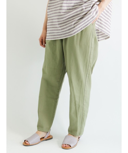 Samansa Mos2（サマンサ モスモス）の「ツイルスラウチパンツ（その他パンツ・レディース・カーキ/オレンジ/キナリ・ﾌﾘ-）」の6枚目の写真