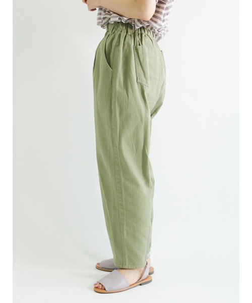Samansa Mos2（サマンサ モスモス）の「ツイルスラウチパンツ（その他パンツ・レディース・カーキ/オレンジ/キナリ・ﾌﾘ-）」の8枚目の写真