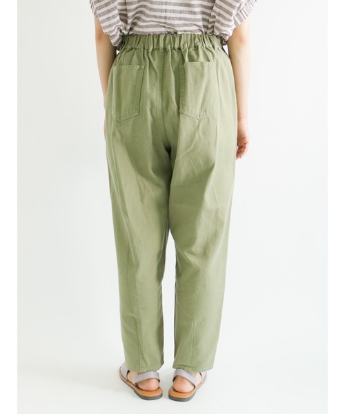 Samansa Mos2（サマンサ モスモス）の「ツイルスラウチパンツ（その他パンツ・レディース・カーキ/オレンジ/キナリ・ﾌﾘ-）」の9枚目の写真