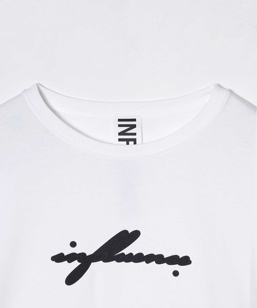 Influence（インフルエンス）の「INFLUENCE INFLUENCE Logo Tee (IN-16223)（Tシャツ/カットソー・メンズ・ホワイト・MEDIUM/LARGE/X-LARGE）」の2枚目の写真