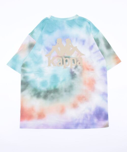 Kappa(カッパ)の「Kappa コラボ 吸汗速乾・接触冷感タイダイプリントTシャツ【Kappa×チチカカ】(Tシャツ/カットソー・レディース・ブルー/カラフル・MEDIUM)」の21枚目の写真