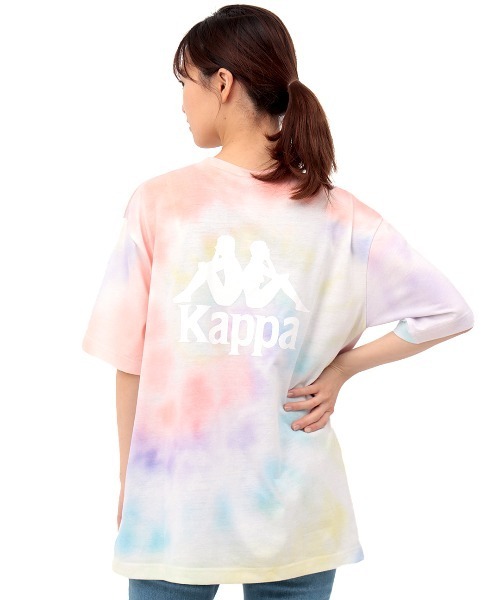 Kappa(カッパ)の「Kappa コラボ 吸汗速乾・接触冷感タイダイプリントTシャツ【Kappa×チチカカ】(Tシャツ/カットソー・レディース・ブルー/カラフル・MEDIUM)」の13枚目の写真