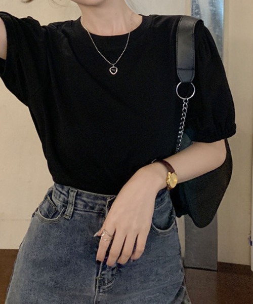 meJane(ミージェーン)の「パワーショルダースリーブTシャツ/カットソー(Tシャツ/カットソー・レディース・ホワイト/ブラック/グレー・FREE)」の17枚目の写真