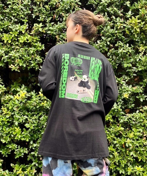 Candy Stripper（キャンディストリッパー）の「BOREDOM L/S Tシャツ（Tシャツ/カットソー・レディース・グリーン/オフホワイト/ブラック・2）」の3枚目の写真