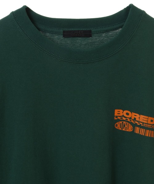 Candy Stripper（キャンディストリッパー）の「BOREDOM L/S Tシャツ（Tシャツ/カットソー・レディース・グリーン/オフホワイト/ブラック・2）」の15枚目の写真