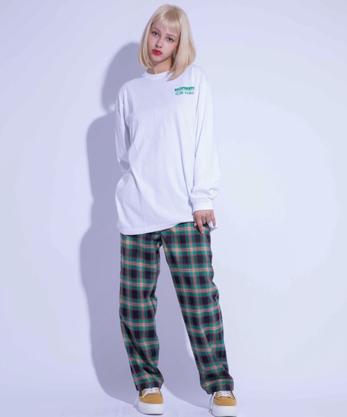 Candy Stripper（キャンディストリッパー）の「BOREDOM L/S Tシャツ（Tシャツ/カットソー・レディース・グリーン/オフホワイト/ブラック・2）」の16枚目の写真