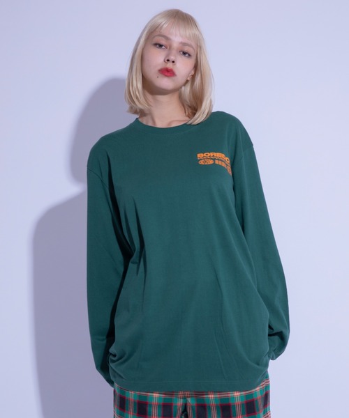 Candy Stripper（キャンディストリッパー）の「BOREDOM L/S Tシャツ（Tシャツ/カットソー・レディース・グリーン/オフホワイト/ブラック・2）」の12枚目の写真