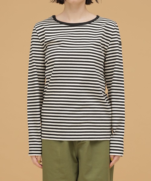 【新品タグ付き】ルミノア　Le Minor／MADEMOISELLE 別注 Le Minor（ルミノア）の「Le Minor/MADEMOISELLE 別注ボーダー