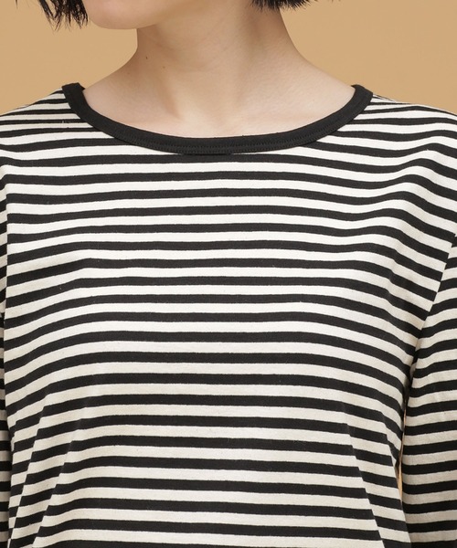 Le minor/MADEMOISELLE 別注ボーダーカットソー Le Minor（ルミノア）の「Le Minor/MADEMOISELLE 別注ボーダー