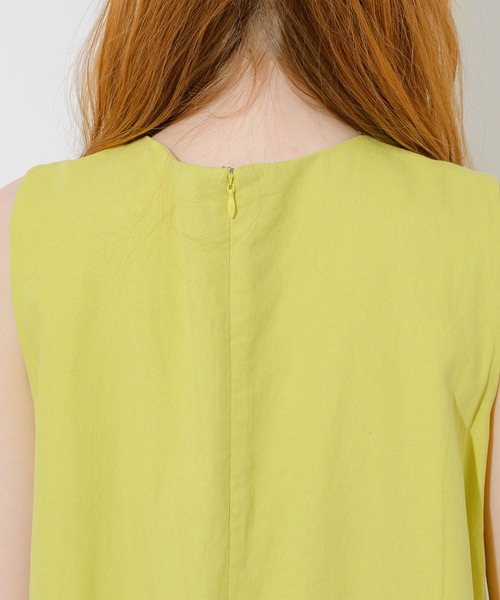 Paradise Picnic（パラダイスピクニック）の「サイドポケットカラーワンピース（ワンピース・レディース・ブラック/ベージュ/オレンジ・FREE）」の22枚目の写真