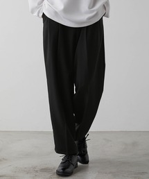 CLEL | 【CLEL】TR Loose Tapered Slacks  / TR ルーズテーパードスラックス(スラックス)