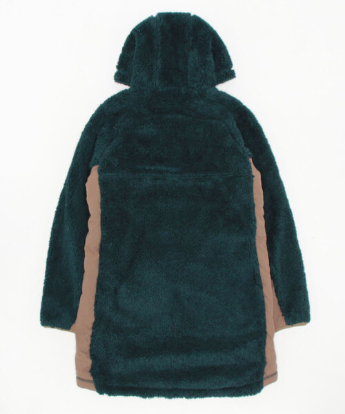 KRIFF MAYER Lady's Collection(クリフメイヤーレディースコレクション)の「シャギーボアロングフードJK(その他アウター・レディース・ネイビー/ベージュ/モカ/カラフル/カーキ/ナチュラル/グレー・MEDIUM/LARGE)」の8枚目の写真