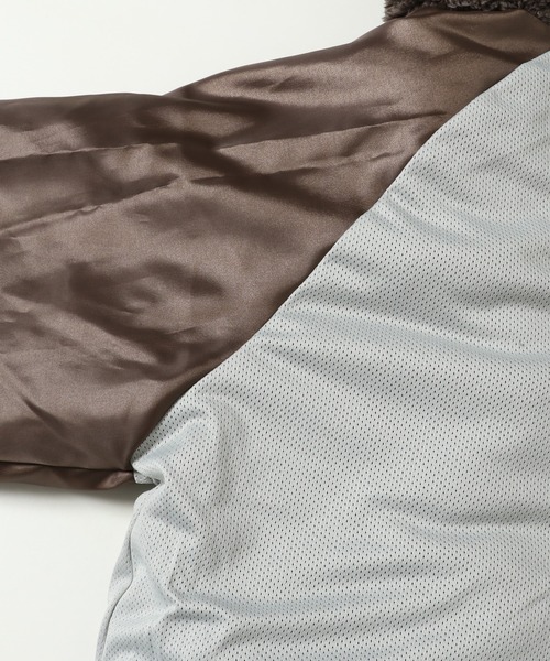 KRIFF MAYER Lady's Collection(クリフメイヤーレディースコレクション)の「シャギーボアロングフードJK(その他アウター・レディース・ネイビー/ベージュ/モカ/カラフル/カーキ/ナチュラル/グレー・MEDIUM/LARGE)」の20枚目の写真