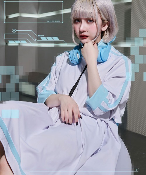 イルイル ililil ジャージワンピース 半袖 ililil（イルイルイル）の「『ililil/イルイルイル』デザイン