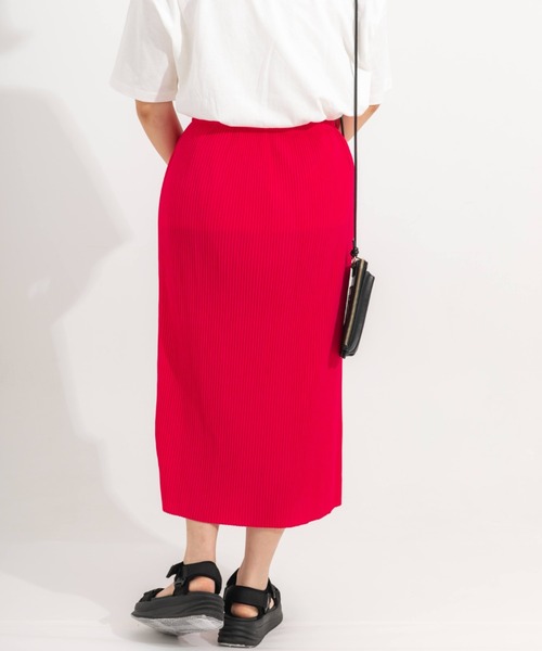 nemne store（ネンネストア）の「プリーツナロースカート（スカート・レディース・ブラック/ピンク/ブルー/グリーン・MEDIUM/LARGE）」の22枚目の写真