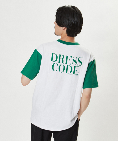EDIFICE(エディフィス)の「【RUSSELL ATHLETIC】別注 AE.CLUB ベースボールTシャツ(Tシャツ/カットソー・メンズ・ネイビー/グリーン・MEDIUM/LARGE)」の9枚目の写真