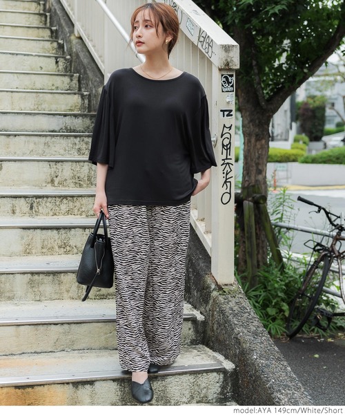 coca(coca)(コカ)の「ぜブラリラックスパンツ(その他パンツ・レディース・ホワイト/ブラウン・SHORT/LONG)」の7枚目の写真