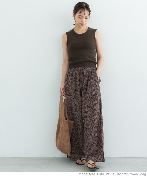 coca(coca)(コカ)の「ぜブラリラックスパンツ(その他パンツ・レディース・ホワイト/ブラウン・SHORT/LONG)」の9枚目の写真