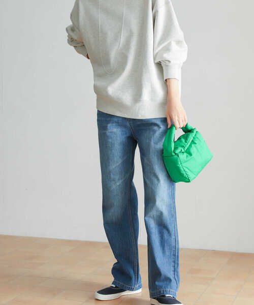 URBAN RESEARCH DOORS（アーバンリサーチドアーズ）の「デニムワイドパンツ（デニムパンツ・レディース・ワンウォッシュ/インディゴブルー・LARGE/MEDIUM/SMALL）」の3枚目の写真