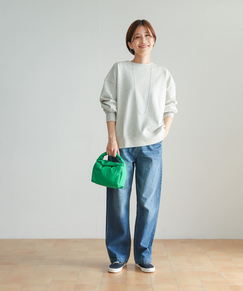 URBAN RESEARCH DOORS（アーバンリサーチドアーズ）の「デニムワイドパンツ（デニムパンツ・レディース・ワンウォッシュ/インディゴブルー・LARGE/MEDIUM/SMALL）」の12枚目の写真