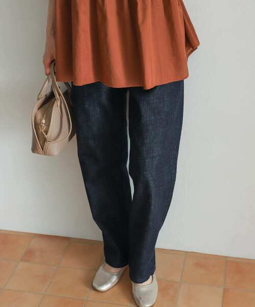 URBAN RESEARCH DOORS（アーバンリサーチドアーズ）の「デニムワイドパンツ（デニムパンツ・レディース・ワンウォッシュ/インディゴブルー・LARGE/MEDIUM/SMALL）」の15枚目の写真