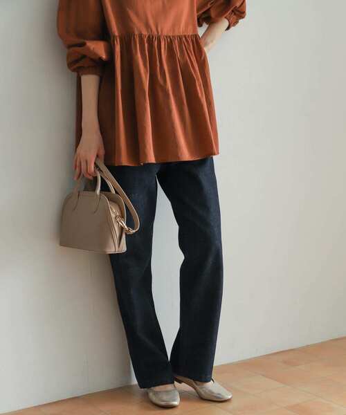 URBAN RESEARCH DOORS（アーバンリサーチドアーズ）の「デニムワイドパンツ（デニムパンツ・レディース・ワンウォッシュ/インディゴブルー・LARGE/MEDIUM/SMALL）」の16枚目の写真