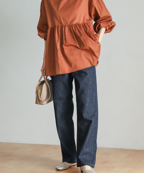 URBAN RESEARCH DOORS（アーバンリサーチドアーズ）の「デニムワイドパンツ（デニムパンツ・レディース・ワンウォッシュ/インディゴブルー・LARGE/MEDIUM/SMALL）」の18枚目の写真