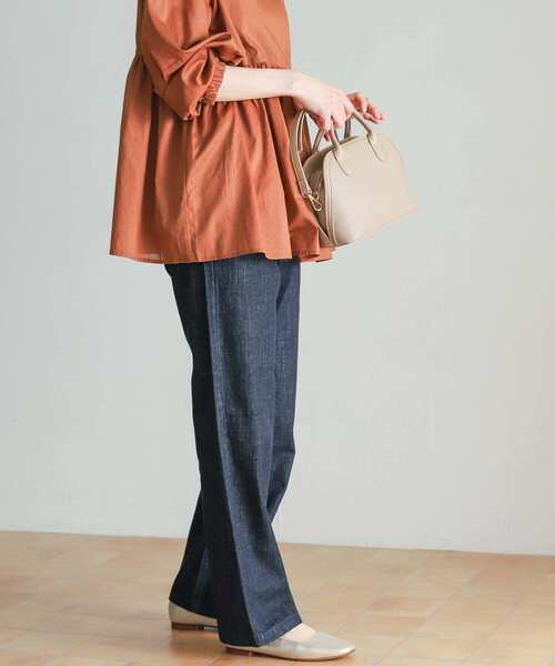URBAN RESEARCH DOORS（アーバンリサーチドアーズ）の「デニムワイドパンツ（デニムパンツ・レディース・ワンウォッシュ/インディゴブルー・LARGE/MEDIUM/SMALL）」の20枚目の写真