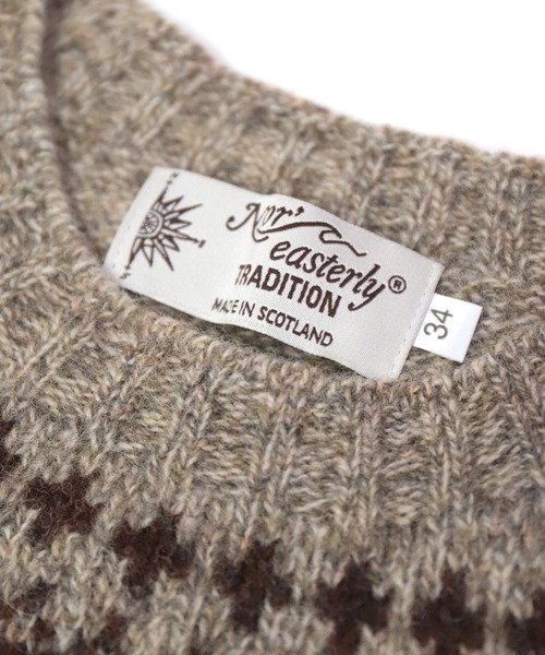 NOR'EASTERLY（ノアイースターリー）の「[NOR’EASTERLY ] L/S CREW 2TONE NORDIC（ニット/セーター・レディース・ブルー系その他/レッド系その他/グレー系その他/ブラウン系その他・34/36）」の18枚目の写真