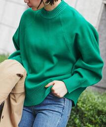 coen（コーエン）の「［洗える］スウェットライクモックネックニット（ニット/セーター）」