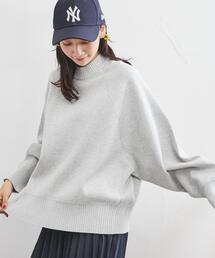 coen | ［洗える］スウェットライクモックネックニット(ニット/セーター)