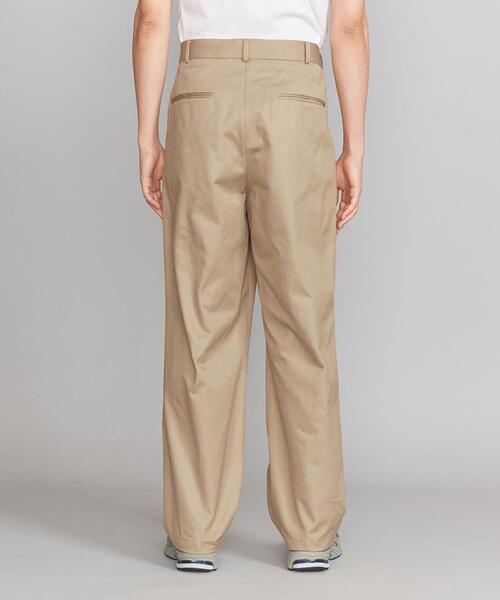 Thingless(シングレス)の「<Thingless> H/T 1PLEAT WIDE PANTS/パンツ(チノパンツ・メンズ・ベージュ/オリーブ・S/M/L)」の5枚目の写真