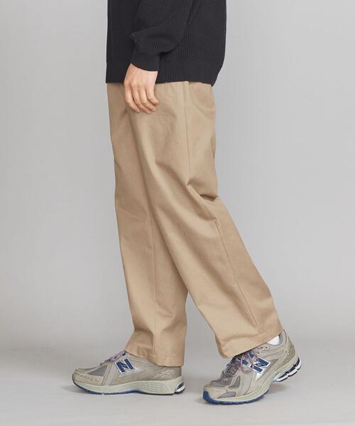 Thingless(シングレス)の「<Thingless> H/T 1PLEAT WIDE PANTS/パンツ(チノパンツ・メンズ・ベージュ/オリーブ・S/M/L)」の8枚目の写真