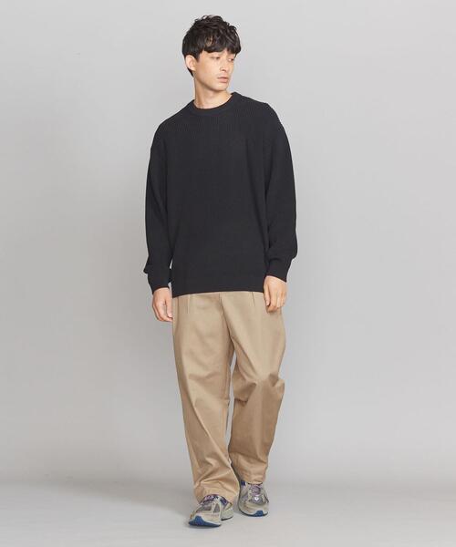 Thingless(シングレス)の「<Thingless> H/T 1PLEAT WIDE PANTS/パンツ(チノパンツ・メンズ・ベージュ/オリーブ・S/M/L)」の12枚目の写真