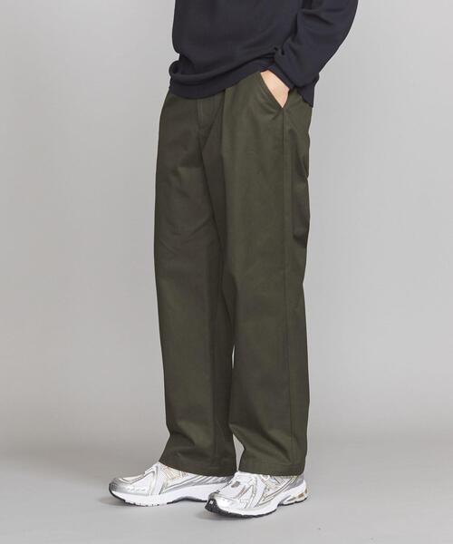 Thingless（シングレス）の「＜Thingless＞ H/T 1PLEAT WIDE PANTS 